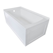 Valley Acrylic OVO6032-2SSKLWHT - OVO 2 sided skirted tub