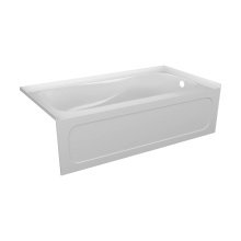 Valley Acrylic PRO6632SKRWHT - PRO tub 20'' skirt with pattern /armrests