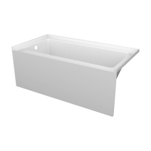 Valley Acrylic pSPACE6030SKLWHT - PSPACE tub 22'' plain skirt