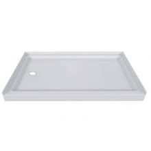 Valley Acrylic SBOD5430L - Single Threshold Offset Left Drain Showerbase 54 x 30''