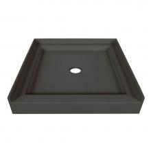 Valley Acrylic SBST3030-SGL-BLK - 30 x 30 Single Threshold Shower
