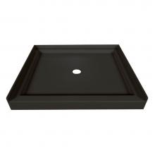 Valley Acrylic SBST4236-SGL-BLK - 42 x 36 Single Threshold Shower