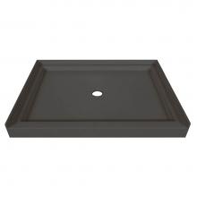 Valley Acrylic SBST5436-SGL-BLK - 54 x 36 Single Threshold Shower