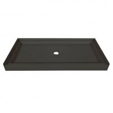 Valley Acrylic SBST6636-SGL-BLK - 66 x 36 Single Threshold Shower