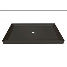 Valley Acrylic SBST7242-SGL-BLK - 72 x 42 Single Threshold Shower Base