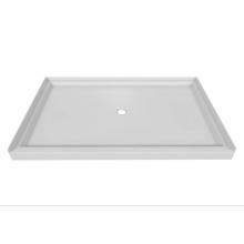Valley Acrylic SBST7248-SGL - 72 x 48 Single Threshold Shower Base