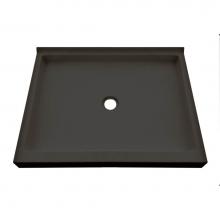 Valley Acrylic SBDT7248-TPL-BLK - 72 x 48 Triple Threshold Shower Base