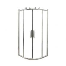 Valley Acrylic SD-NR8-90 - Rolling Shower Door and a Single Fixed Panel