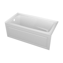 Valley Acrylic STARK6030SKLWHT - STARK tub 22'' skirt with pattern /armrests