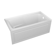 Valley Acrylic STARK6030SKRWHT - STARK tub 22'' skirt with pattern /armrests