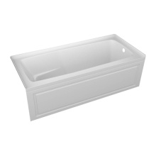 Valley Acrylic STARK7232SKRWHT - STARK tub 22'' skirt with pattern /armrests