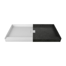 Valley Acrylic TMSBSTCD7236 - Tile Me Centred Square Single Threshold  Shower Base