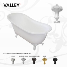 Valley Acrylic IMPERIAL170CF - IMPERIAL170CF Plumbing Soaking Tubs