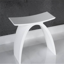 Valley Acrylic VA-4001 - White stone resin stone resin stool
