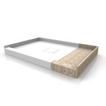 Valley Acrylic TMSBSTCD6632 - Single Threshold TileME Showerbase Centre Drain 66 x