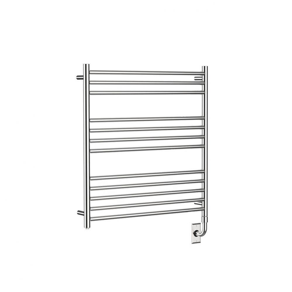 European Classics Stock Towel Dryer - Electric Only - Polished Stainless Steel