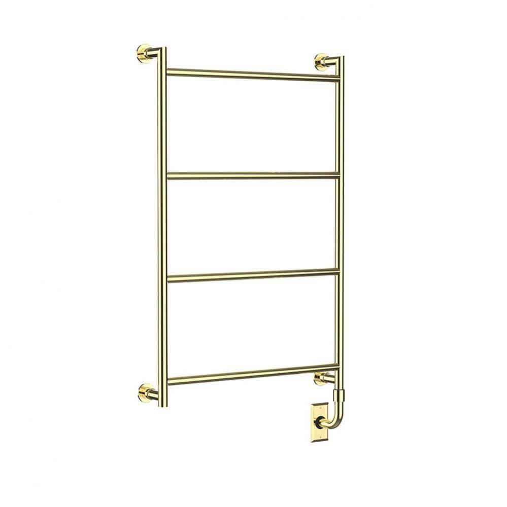 European Classics Custom Mitre Towel Dryer - Electric Only - Polished Brass