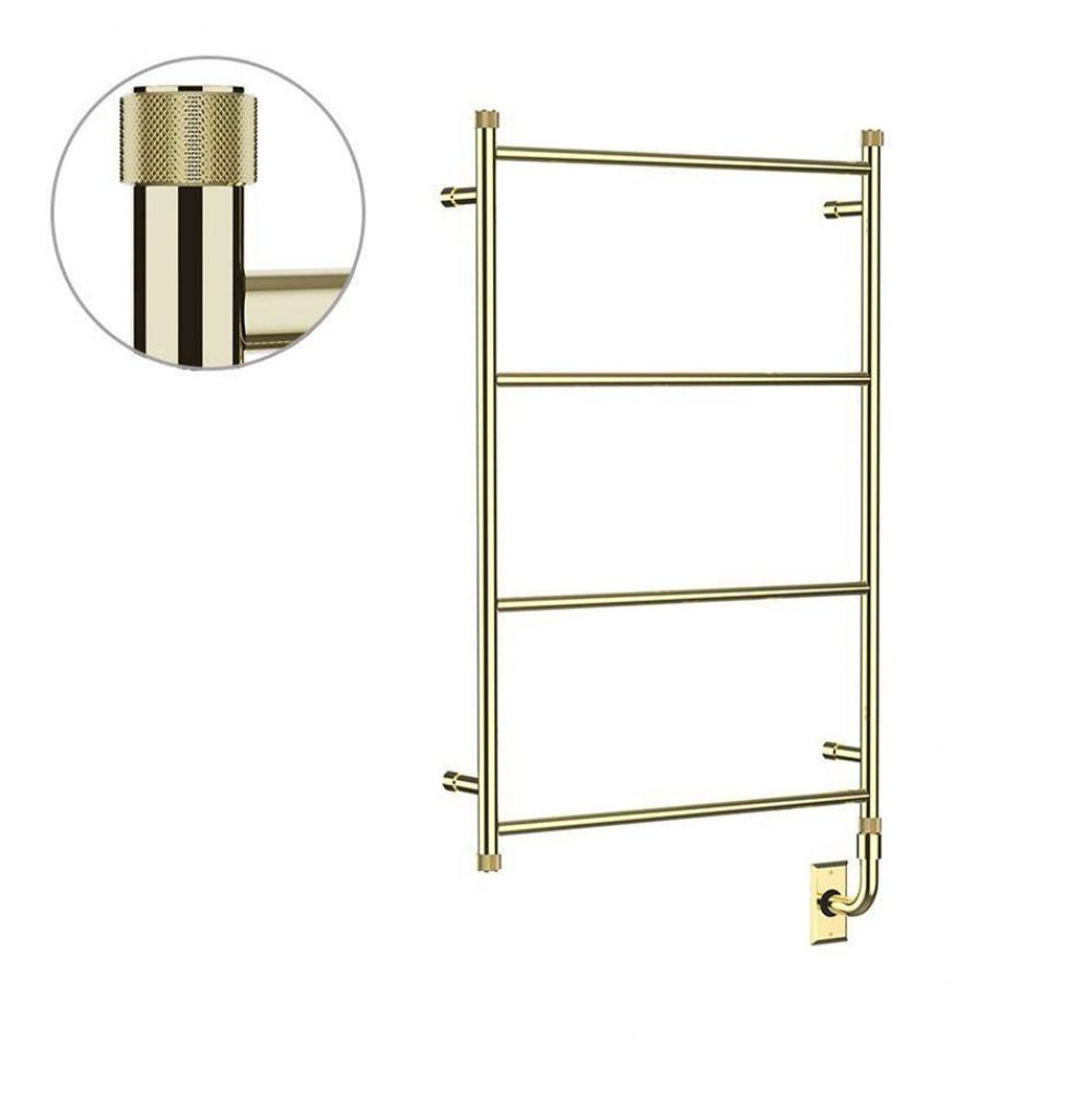 European Classics Custom Towel Dryer - Electric Only - Polished Brass