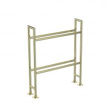 Vogue EUC10 33.5x30x8-Polished Brass - European Classics Custom Towel Dryer - Electric Only - Polished Brass