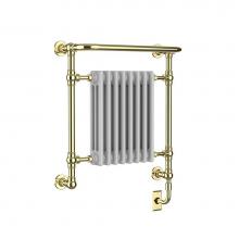 Vogue ENC3 (OG) 29x26 1/2x10-Polished Brass - Limited Edition Towel Dryer - Electric Only - Polished Copper