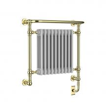 Vogue ENC3 (OG) 29x29x10-Polished Brass - Limited Edition Towel Dryer - Electric Only - Polished Copper