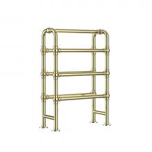 Vogue ENC7 (OG) 33 1/2x24x9 1/2-Polished Brass - Limited Edition Towel Dryer - Electric Only - Polished Copper