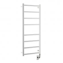 Vogue EU6 47.2x19.7x3.9-Polished Stainless Steel - European Classics Stock Towel Dryer - Electric Only - Polished Stainless Steel