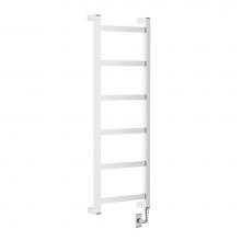 Vogue EUC5 60x20x5-6BAR-R-Brushed Stainless Steel - European Classics Custom Rounded Towel Dryer - Electric Only - Brushed Stainless Steel