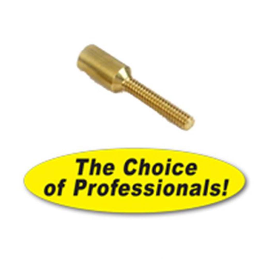 Threaded Adapter Pin - No.10-24 - Brass