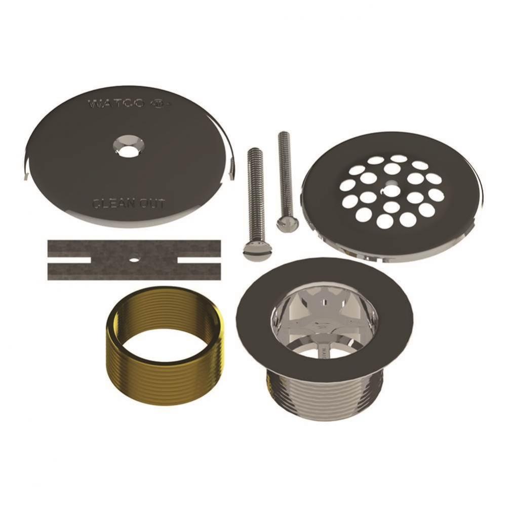 Tl Strainer Cover Screw Ft Body 1H Of Plate-Screw No.38101 Chrome Plated