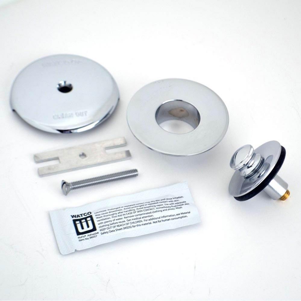 Nufit Push Pull Trim Kit Chrome Plated