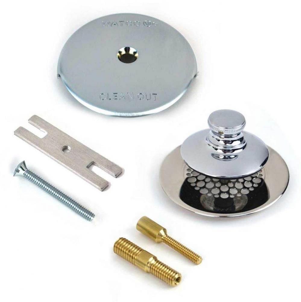 Universal Nufit Pp Trim Kit - 3/8-5/16 Adapter Pin Chrome Plated Grid Strainer 3/8-5/16 And No.10-