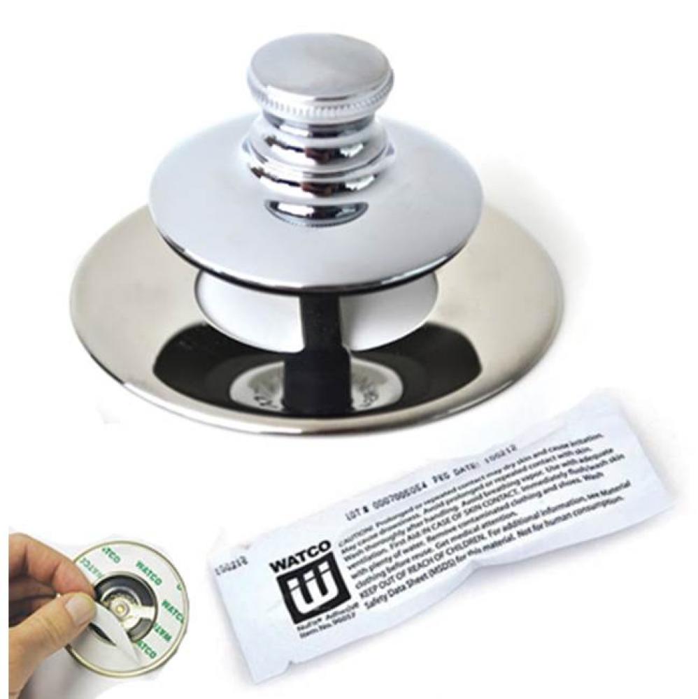 Universal Nufit Pp Tub Closure - Silicone Chrome Plated Watco Bonding Strip