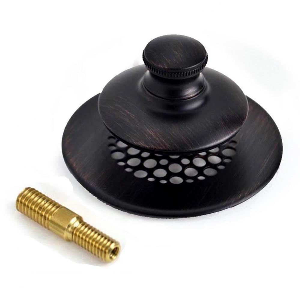 Universal Nufit Pp Tub Clos. Rubbed Bronze Grid Strainer 3/8-5/16 Adapter Pin Brass