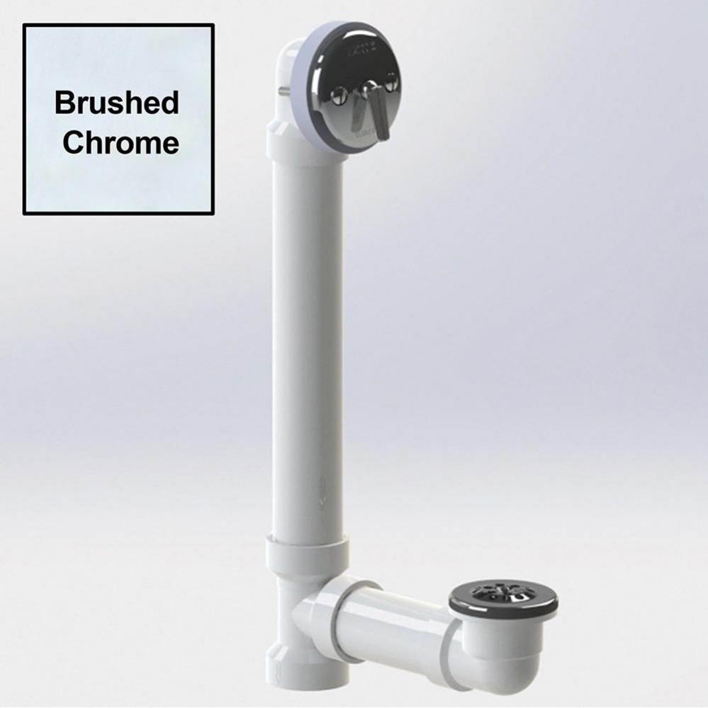 Trip Lever Bath Waste For Tubs To 16-In Sch 40 Pvc Bone