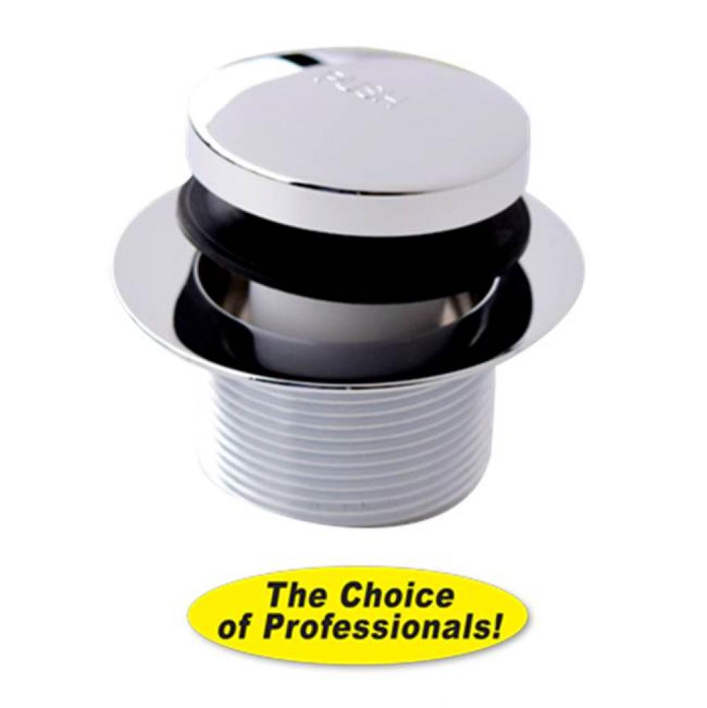 Foot Act. Tub Closure 1.625-14 X 1.25 Body Chrome Plated