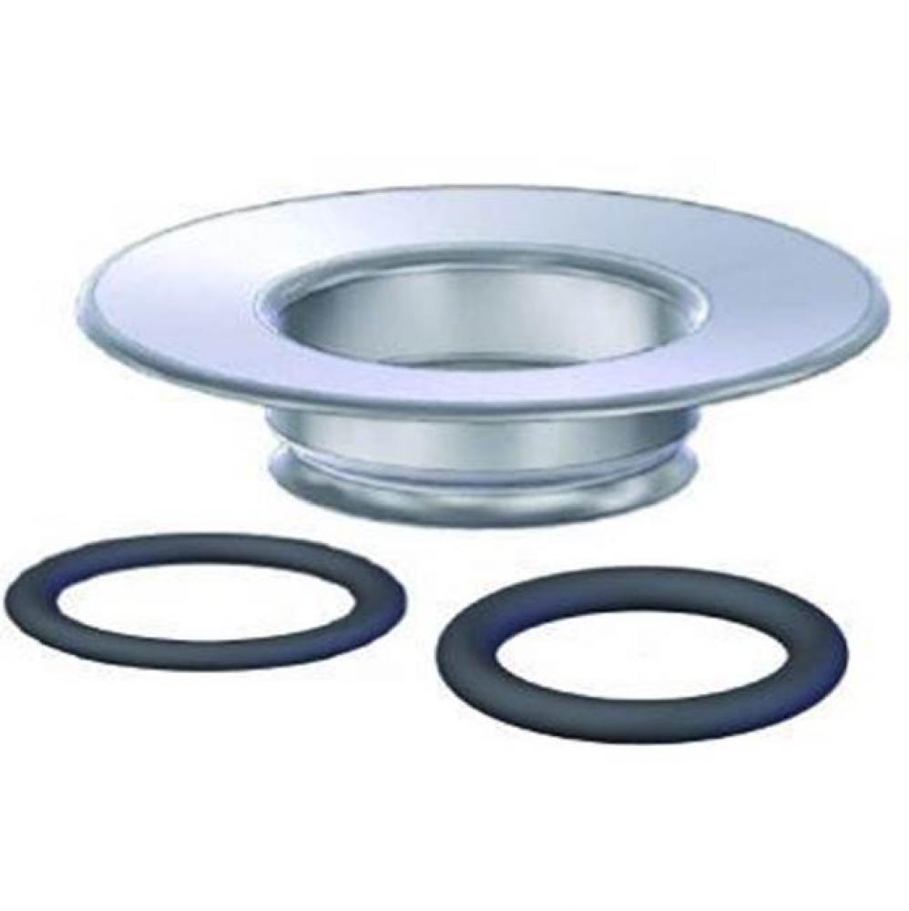 Quicktrim Strainer Body Cover With O-Rings Chrome Plated