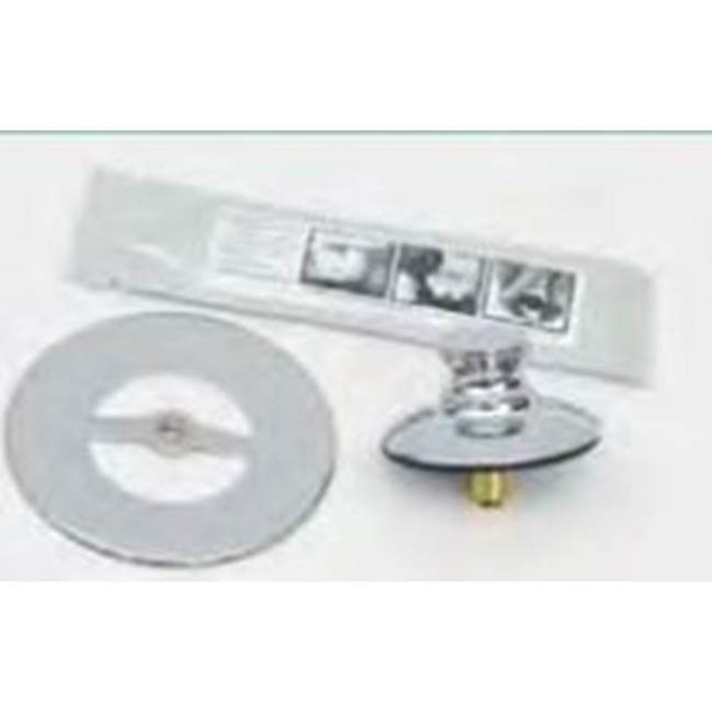 Universal Nufit Pp Tub Closure - Silicone White 3/8-5/16 Adapter Pin Brass