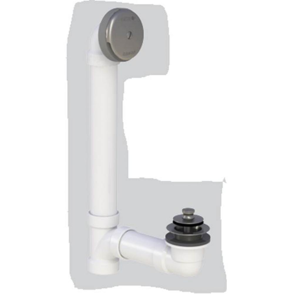 Lift And Turn Half Kit Sch 40 Pvc Rubbed Bronze 2-Hole Faceplate Sanitary Tee