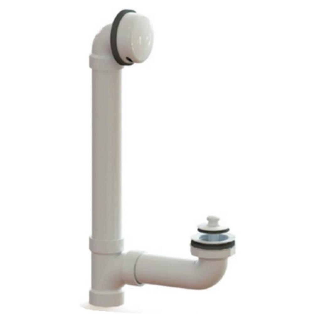 Innovator Drain Pp Bath Waste Plastic Pin Sch 40 Pvc White