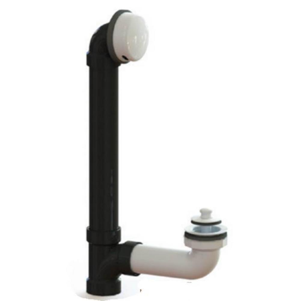 Innovator Drain Pp Bath Waste Brass Pin Sch 40 Abs White