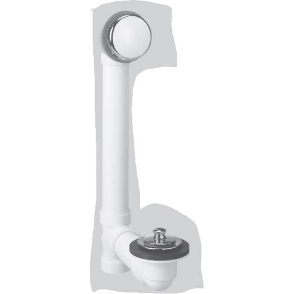 Innovator Plus Push Pull Rough-In Sch 40 Pvc Chrome Plated