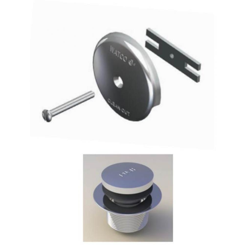 Innovator Plus Foot Actuated Trim Kit 1.625-16 X 1.25 Nickel Polished ''Pvd''