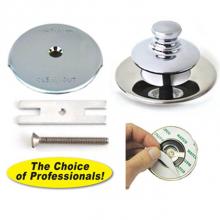 Watco Manufacturing 48700-PP-CP-WB - Universal Nufit Push Pull Trim Kit - Silicone Chrome Plated Watco Bonding Strip