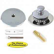 Watco Manufacturing 4870N-PP-CP-G-54 - Universal Nufit Pp Trim Kit - Chrome Plated Grid Strainer 1/4-20 Adapter Pin Brass