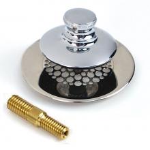 Watco Manufacturing 48751-PP-PB-G-C - Universal Nufit Pp Tub Clos. - 3/8-5/16 Brs Adptr Pin Polished Brass ''Pvd'' G