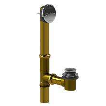 Watco Manufacturing 501-FA-BRS-CP - Foot Actuated Bath Waste Tubs To 16-In. 17-Ga Brass Brs Chrome Plated