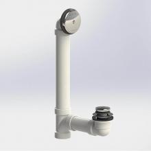 Watco Manufacturing 600-FA-PVC-CP - Foot Actuated Bath Waste For Tubs To 16-In Sch 40 Pvc Chrome Plated