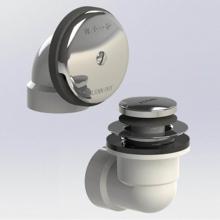 Watco Manufacturing 601-FA-PVC-CP - Foot Actuated Half Kit Sch 40 Pvc Chrome Plated