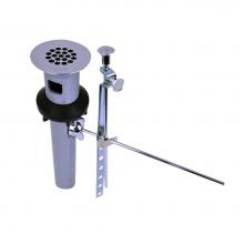 Watco Manufacturing 715-P-CP - Ideal Lav With Stopper And Grid Plastic Chrome Plated